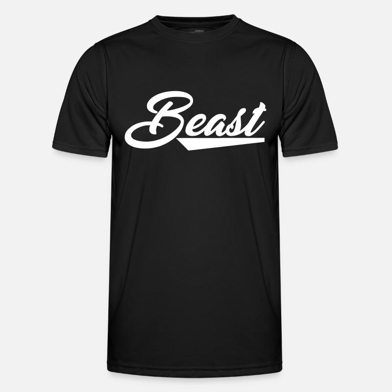 beast - Männer Funktions-T-Shirt - Schwarz