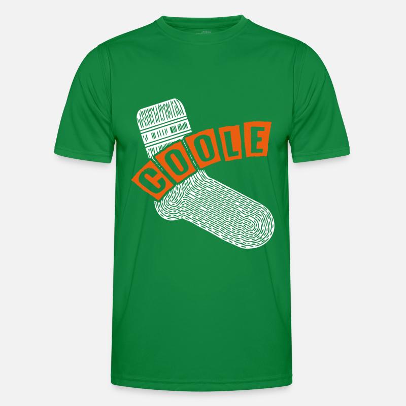 Cool sock - fun motivational design Men's Functional T-Shirt