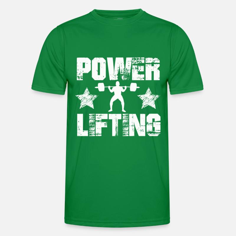 Power Lifting Kraftsport Gift Idea Men's Functional T-Shirt