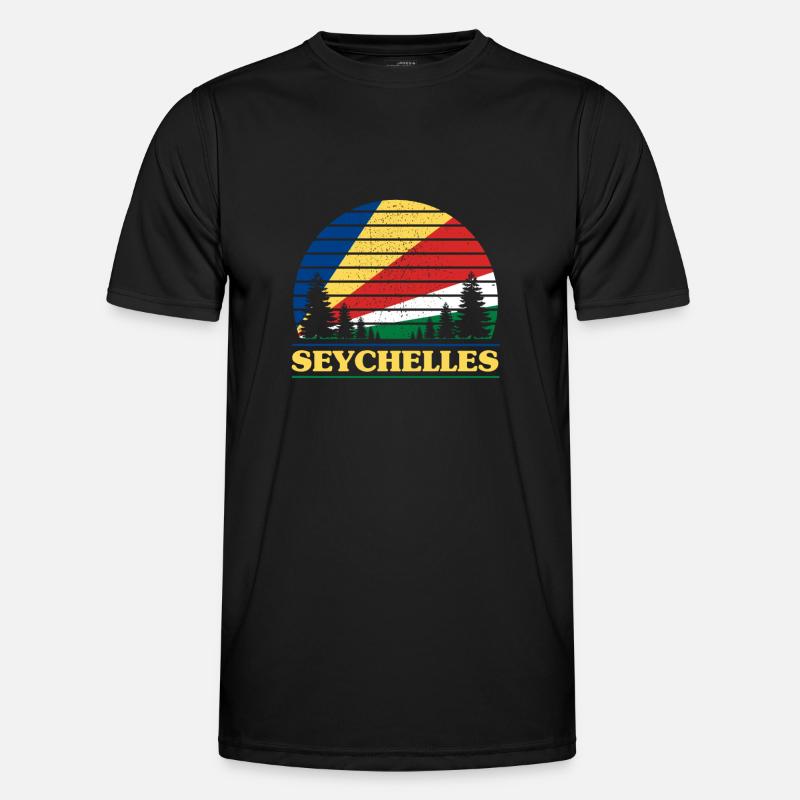 Seychellen Männer Funktions-T-Shirt