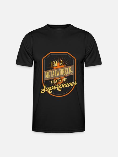 Metalworker Metalworking - Men's Functional T-Shirt - black
