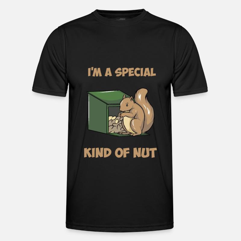 Squirrel Feeder - Men's Functional T-Shirt - black