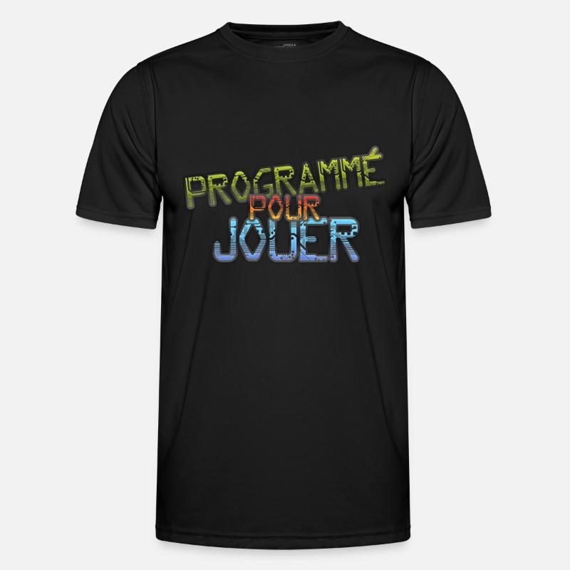 programmé pour jouer T-shirt sport Homme