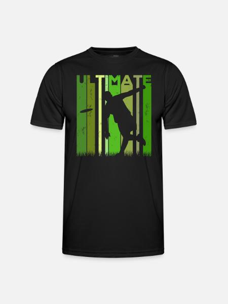 Ultieme frisbee Frolf Disc Golf Flying Disc Sport - Funktionsshirt til herrer - sort