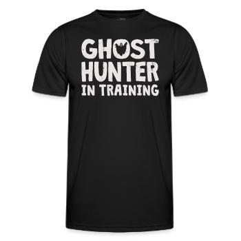 Ghost Hunter Paranormal Investigator Geisterjagd - Männer Funktions-T-Shirt - Schwarz - Vorne - AI Model Male 178 dark (178cm)