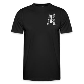 Nazca-Linien | Uralte Astronaut Peru Geoglyphen - Männer Funktions-T-Shirt - Schwarz - Vorne - AI Model Male 178 dark (178cm)