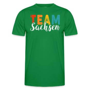 Saxe Design Saxon Drôle - T-shirt sport Homme - vert - Devant - AI Model Male 178 dark (178cm)