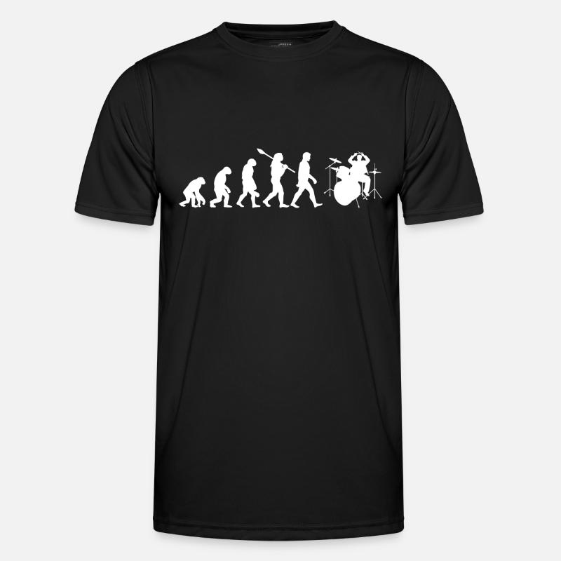 Drum evolution - Men's Functional T-Shirt - black