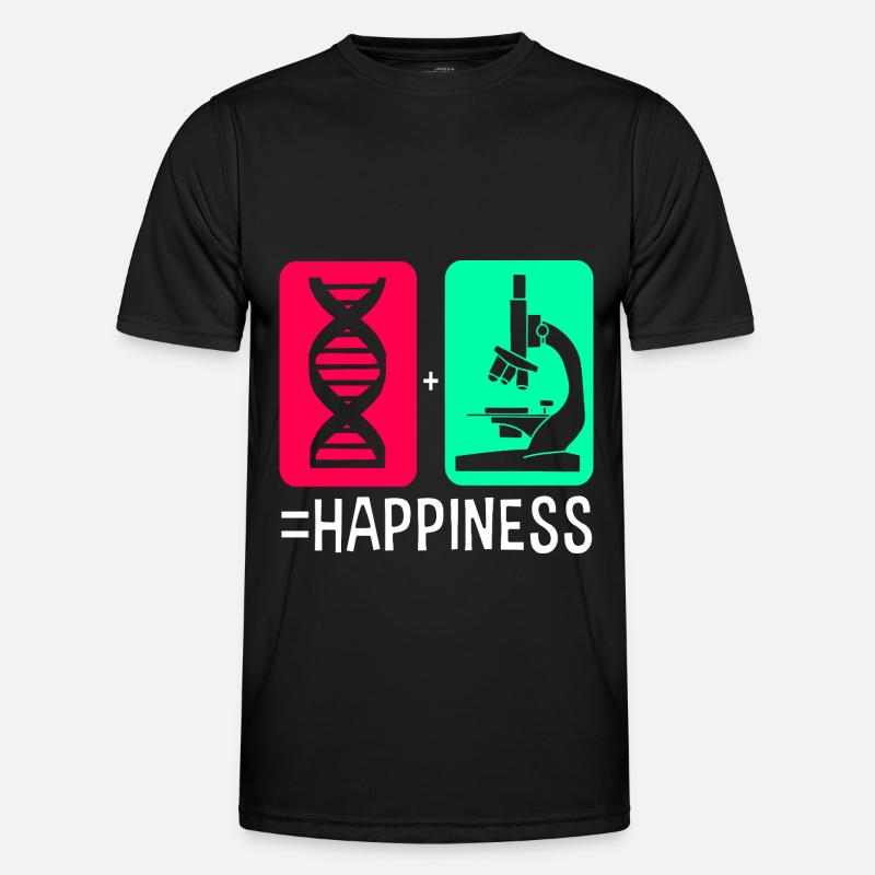 Molécule de formule structurelle - T-shirt sport Homme - noir