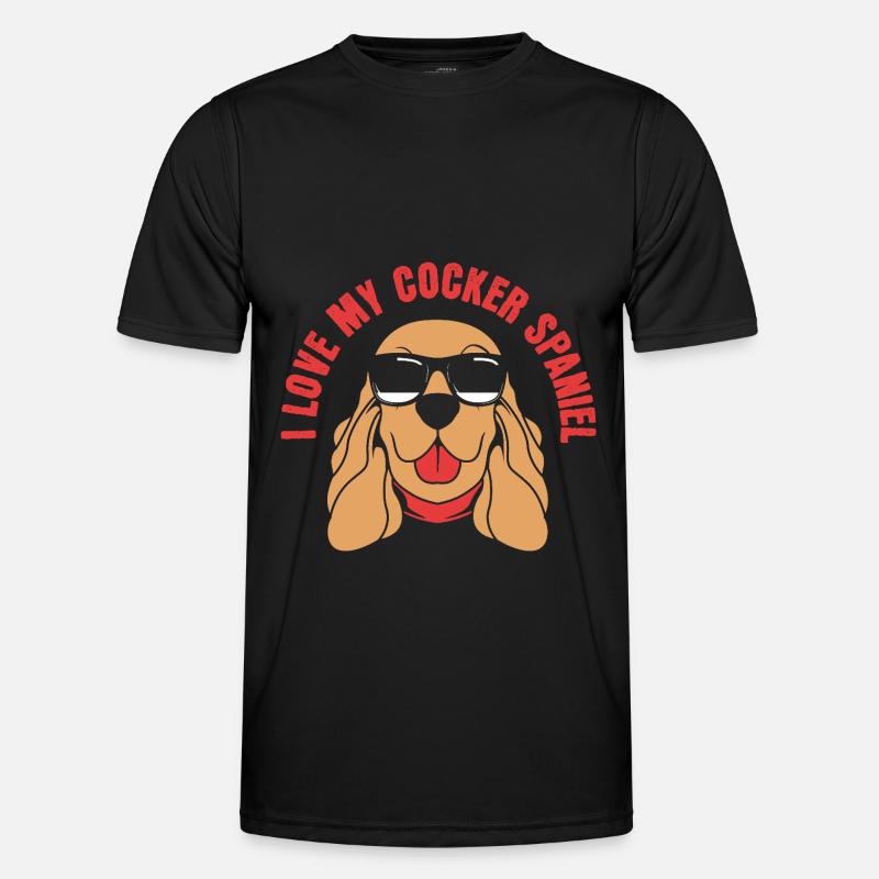Cocker Spaniel Dad Männer Funktions-T-Shirt