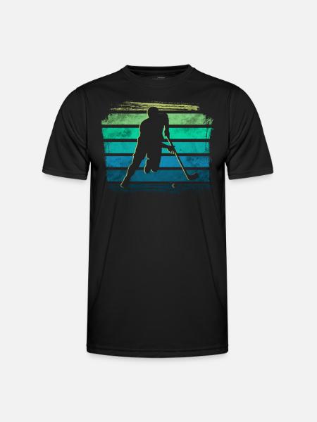 Floorball - Men's Functional T-Shirt - black