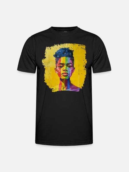 Pride and Strong - LGBTQIA+ - Men's Functional T-Shirt - black