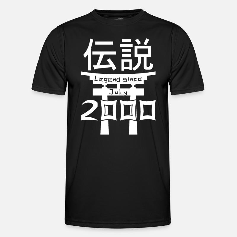 Legend since July 2000 Birthday Gift - Men's Functional T-Shirt - black