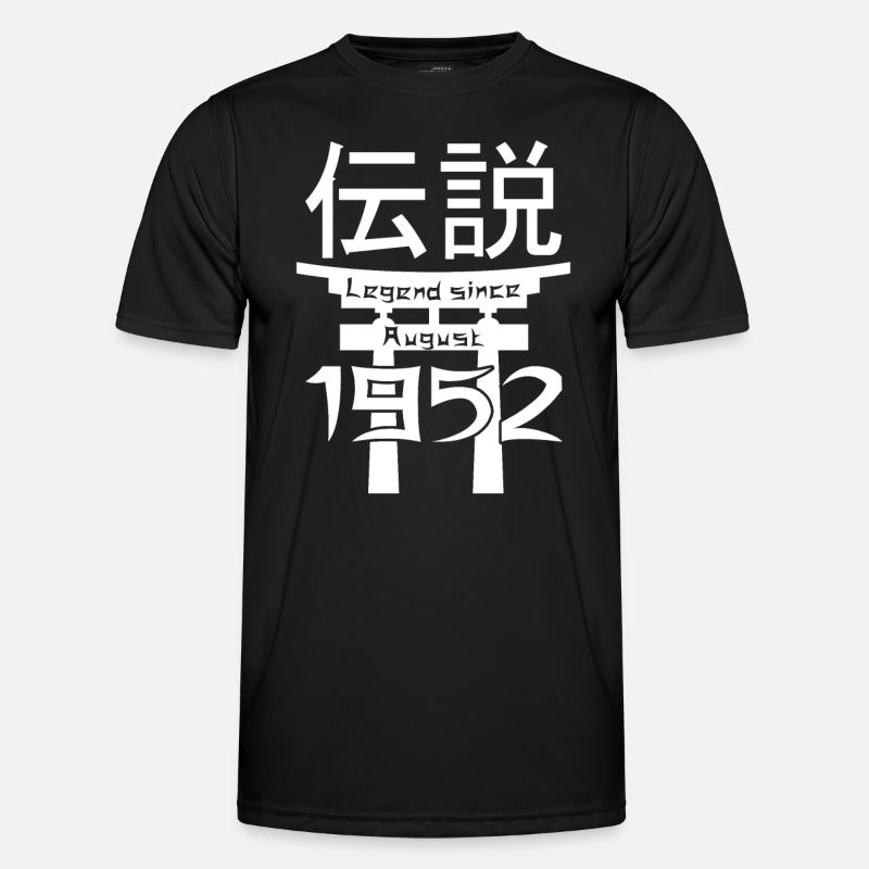 Legend since August 1952 Birthday Gift - Men's Functional T-Shirt - black