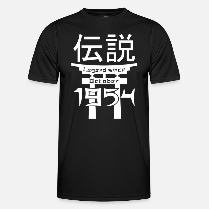 Legend since October 1954 Birthday Gift - Men's Functional T-Shirt - black