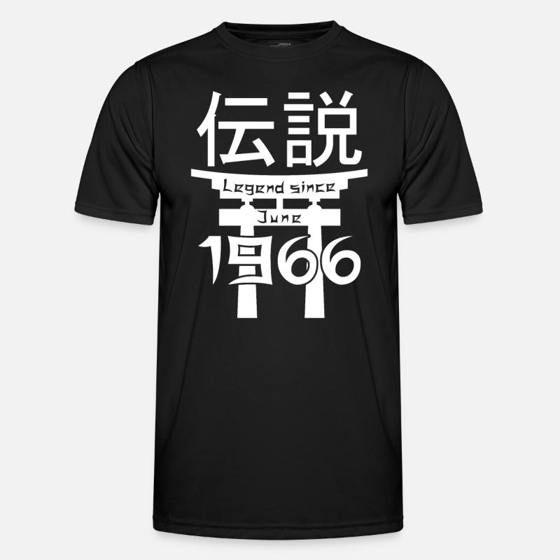 Legend since June 1966 Birthday Gift - Men's Functional T-Shirt - black