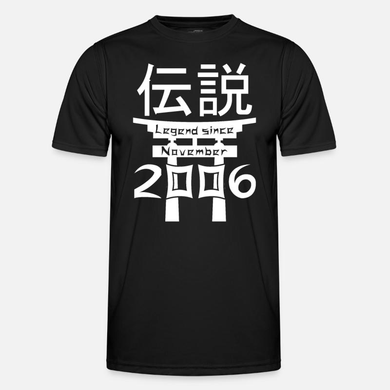 Legend since November 2006 Birthday Gift - Men's Functional T-Shirt - black