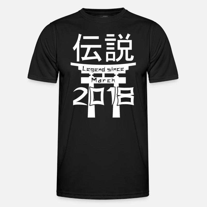 Legend since March 2018 Birthday Gift - Men's Functional T-Shirt - black