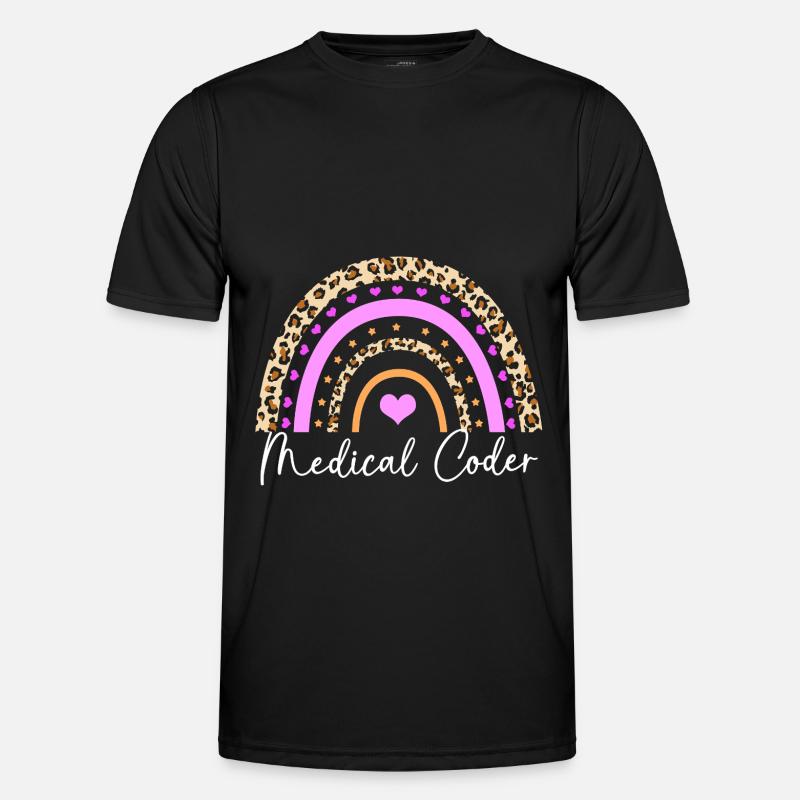 Medical Coder - Men's Functional T-Shirt - black