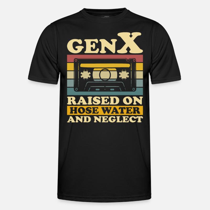 Generation X Humor - Men's Functional T-Shirt - black