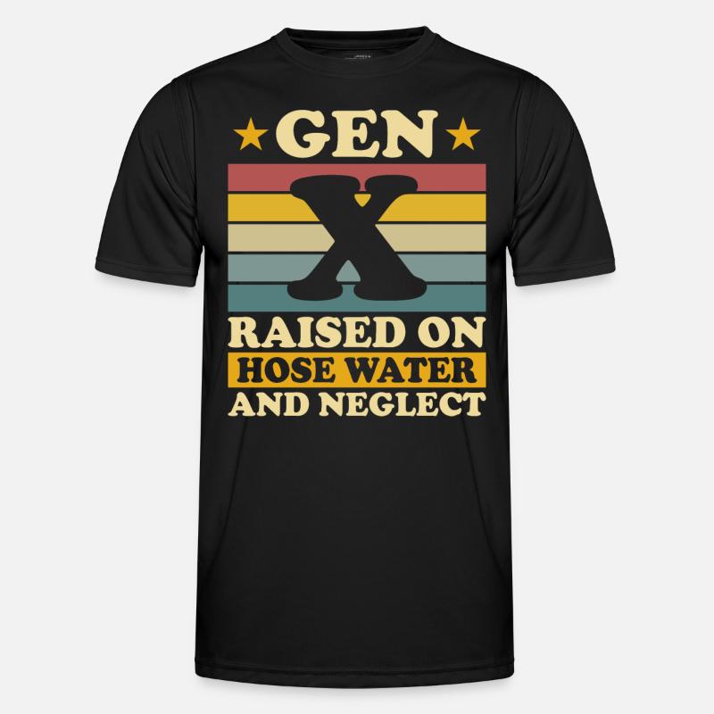 Generation X Humor - Men's Functional T-Shirt - black