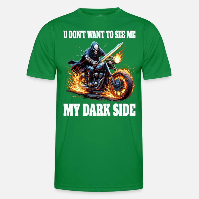 My Dark Side Skeleton Meme Men's Functional T-Shirt
