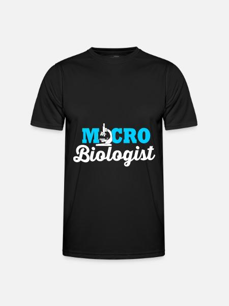 Microbiology Biology Biological Science - Men's Functional T-Shirt - black