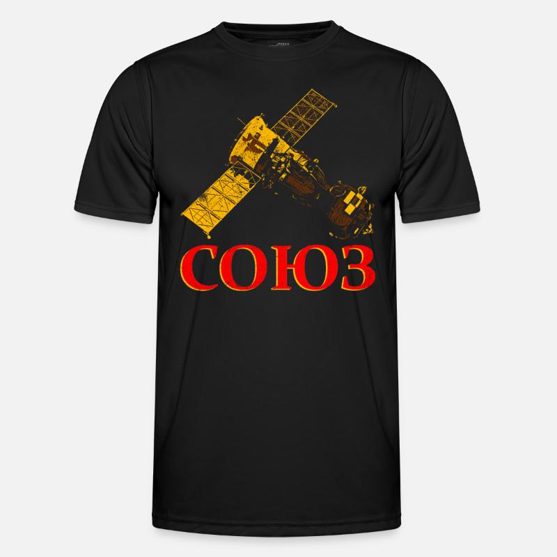 Soyuz spacecraft Soviet Union Men's Functional T-Shirt