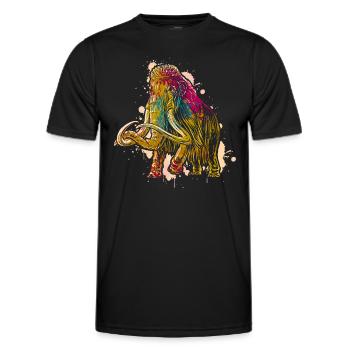 Mammut - Männer Funktions-T-Shirt - Schwarz - Vorne - AI Model Male 178 dark (178cm)