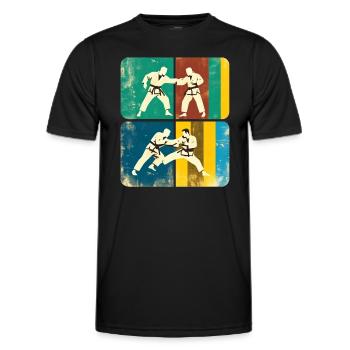 Brazilian Jiu-Jitsu - Men's Functional T-Shirt - black - Front - AI Model Male 178 dark (178cm)