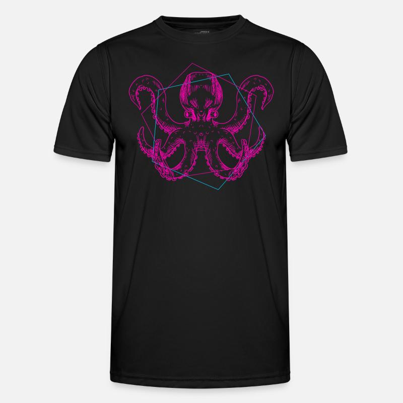 Octopus - Men's Functional T-Shirt - black