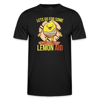 Allons-y pour un peu de Lemon Aid Lemon First Responder Doctor - T-shirt sport Homme - noir - Devant - AI Model Male 178 dark (178cm)