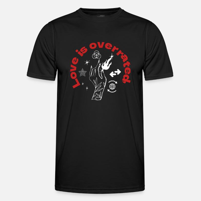 Valentinstags Singel Männer Funktions-T-Shirt