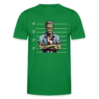 Zombie verurteilt - Männer Funktions-T-Shirt - Kelly Green - Vorne - AI Model Male 178 dark (178cm)