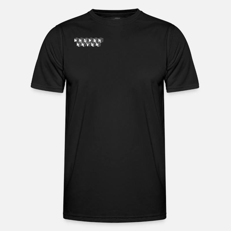 proper raver 1 - Männer Funktions-T-Shirt - Schwarz