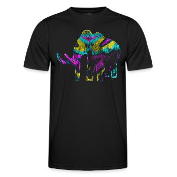 Mammut - Männer Funktions-T-Shirt - Schwarz - Vorne - AI Model Male 178 dark (178cm)