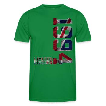 ANGLETERRE ÉDITION LIMITÉE 32E ANNIVERSAIRE 1994 UK - T-shirt sport Homme - vert - Devant - AI Model Male 178 dark (178cm)