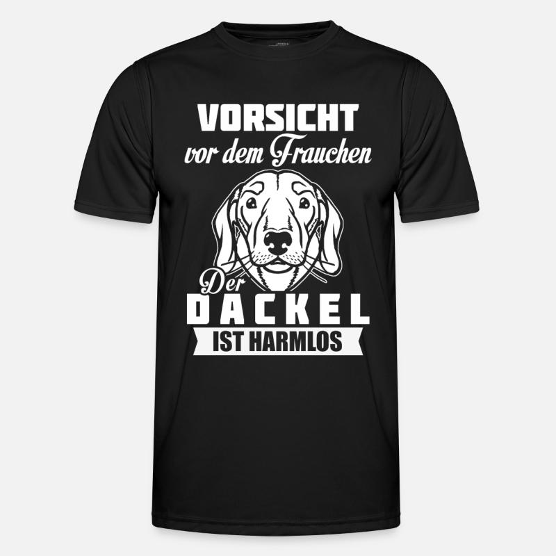 Dachshund - Men's Functional T-Shirt - black