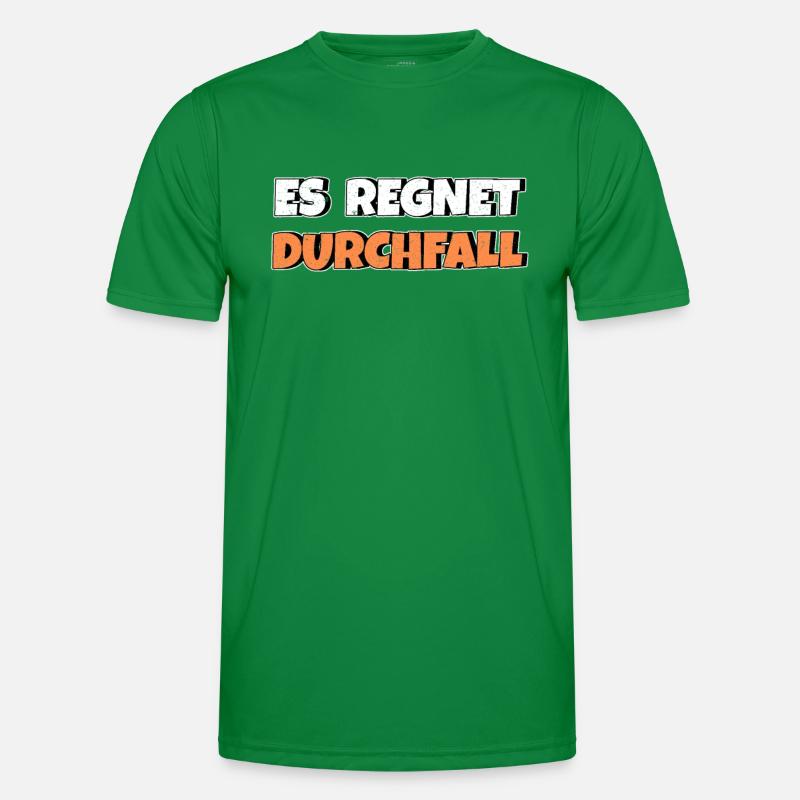 Es regnet Durchfall Männer Funktions-T-Shirt