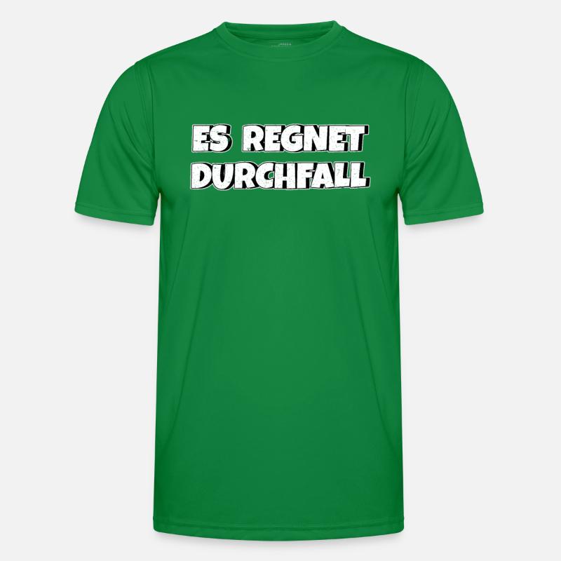 Es regnet Durchfall Männer Funktions-T-Shirt