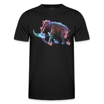 Mammouth - T-shirt sport Homme - noir - Devant - AI Model Male 178 dark (178cm)