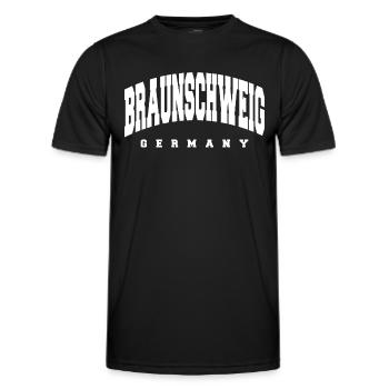 Braunschweig - T-shirt sport Homme - noir - Devant - AI Model Male 178 dark (178cm)