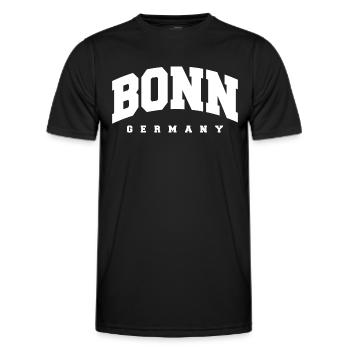 Bonn - T-shirt sport Homme - noir - Devant - AI Model Male 178 dark (178cm)