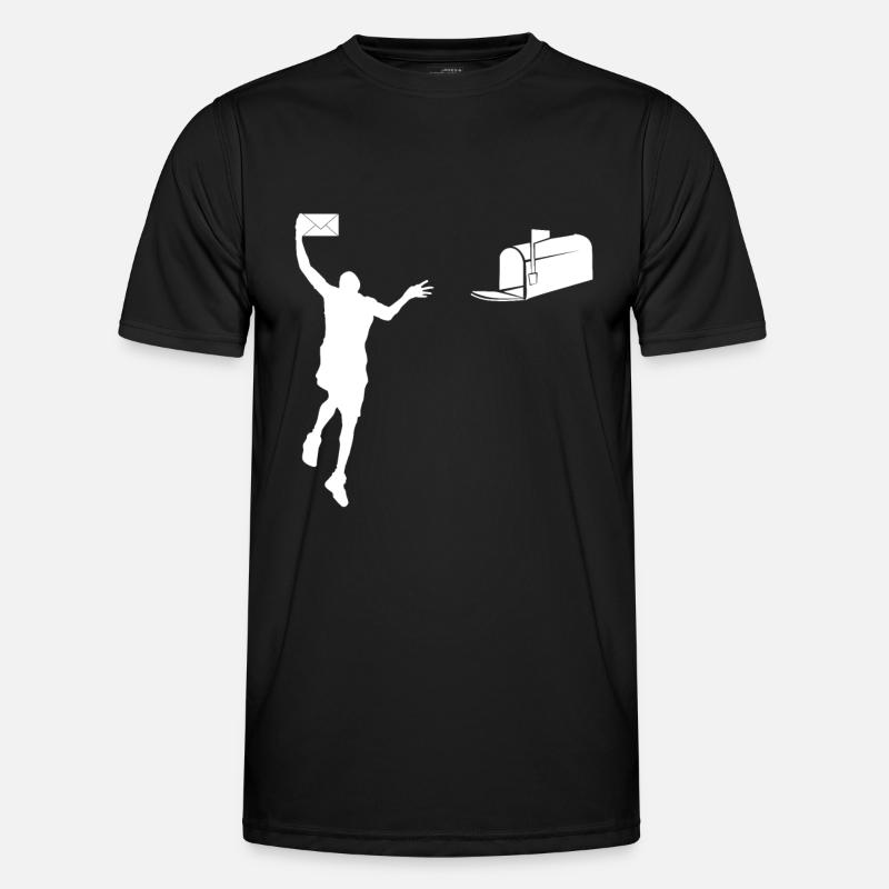 Dunking Post - Men's Functional T-Shirt - black