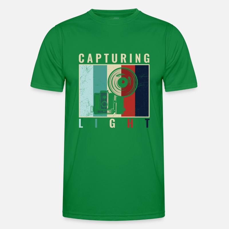 Capturing Light - paparazzi photo editor Männer Funktions-T-Shirt