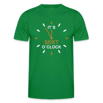 Sekt - Männer Funktions-T-Shirt - Kelly Green - Vorne - AI Model Male 178 dark (178cm)