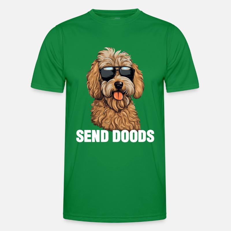 Goldendoodle Send Doods Men's Functional T-Shirt