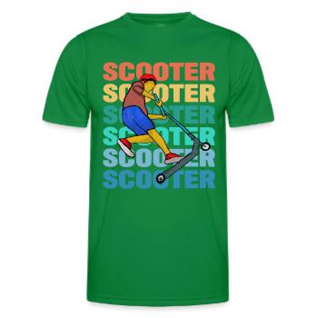 Scootering bunt - Männer Funktions-T-Shirt - Kelly Green - Vorne - AI Model Male 178 dark (178cm)