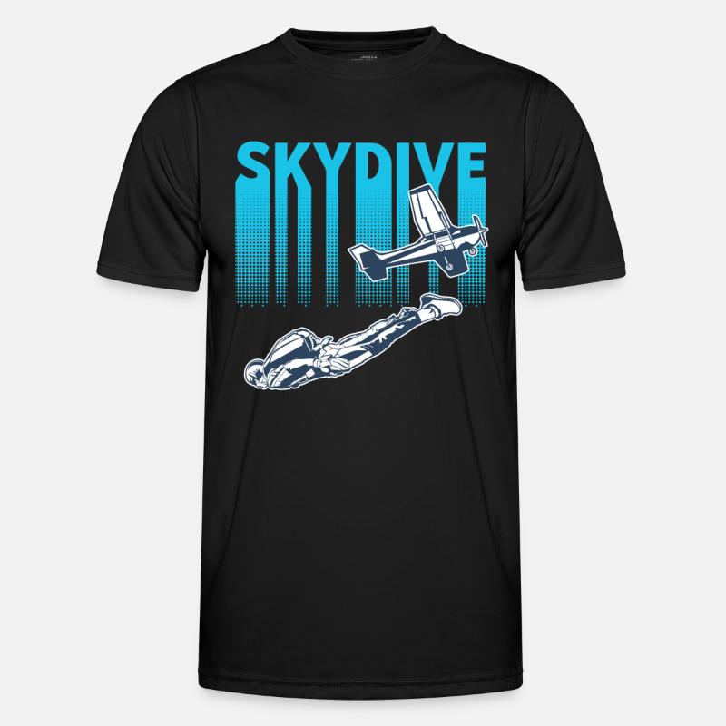 Skydiving Skydive - Men's Functional T-Shirt - black