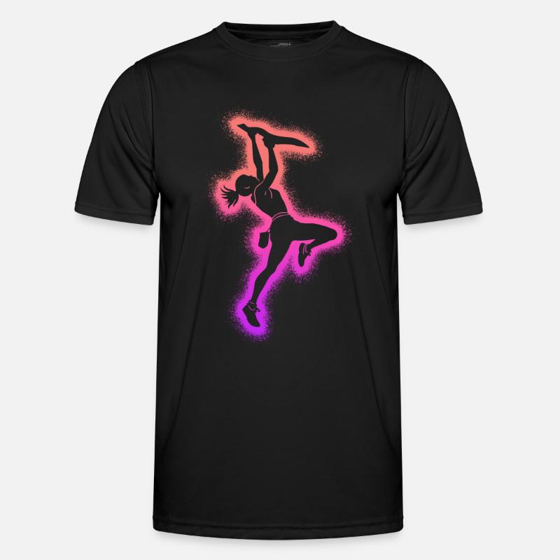 Bouldern Bergsteigen Kletterer Mädchen Klettern Männer Funktions-T-Shirt